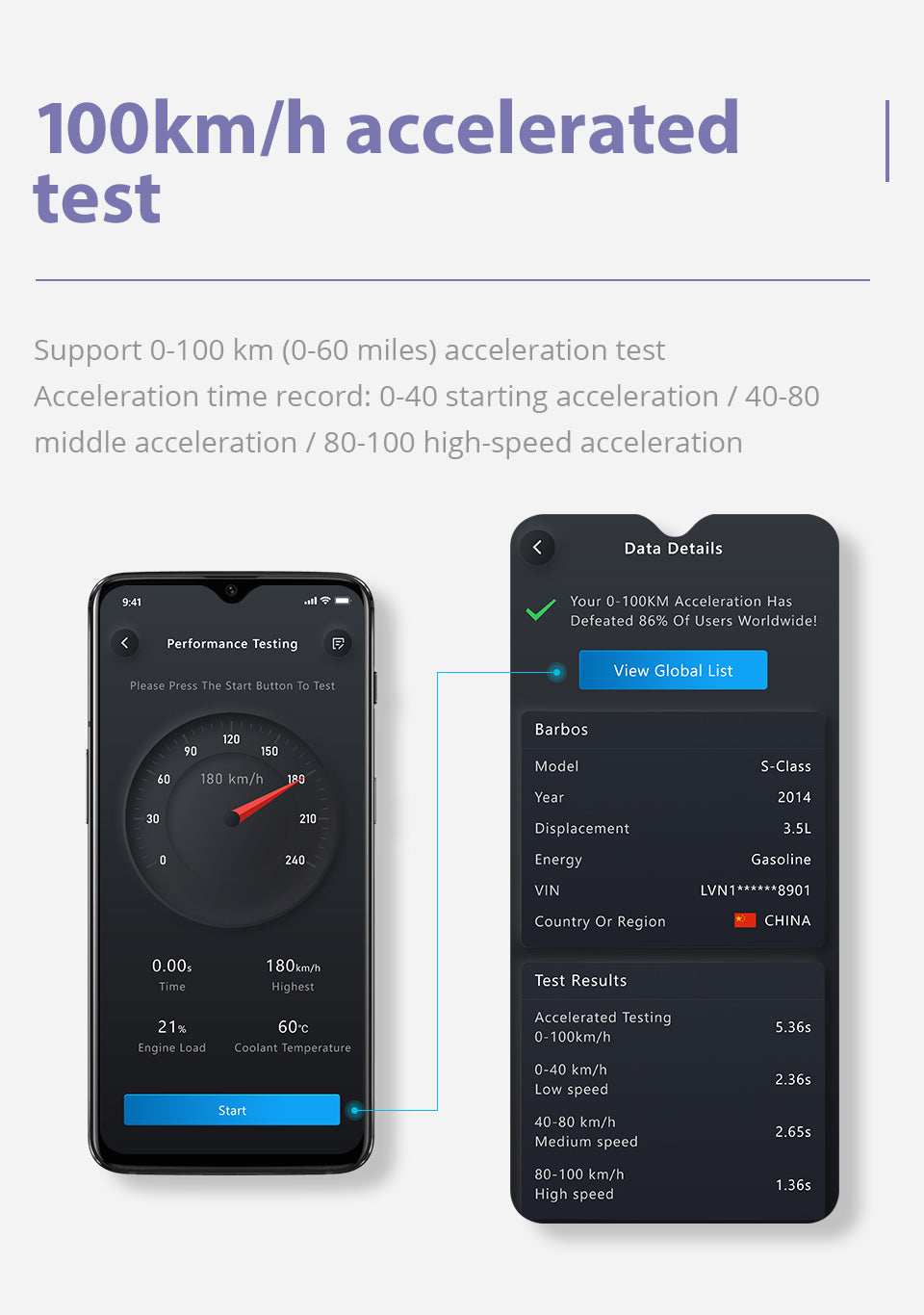 Premium XTOOL AD10 Bluetooth OBD2 Diagnostic Scanner
