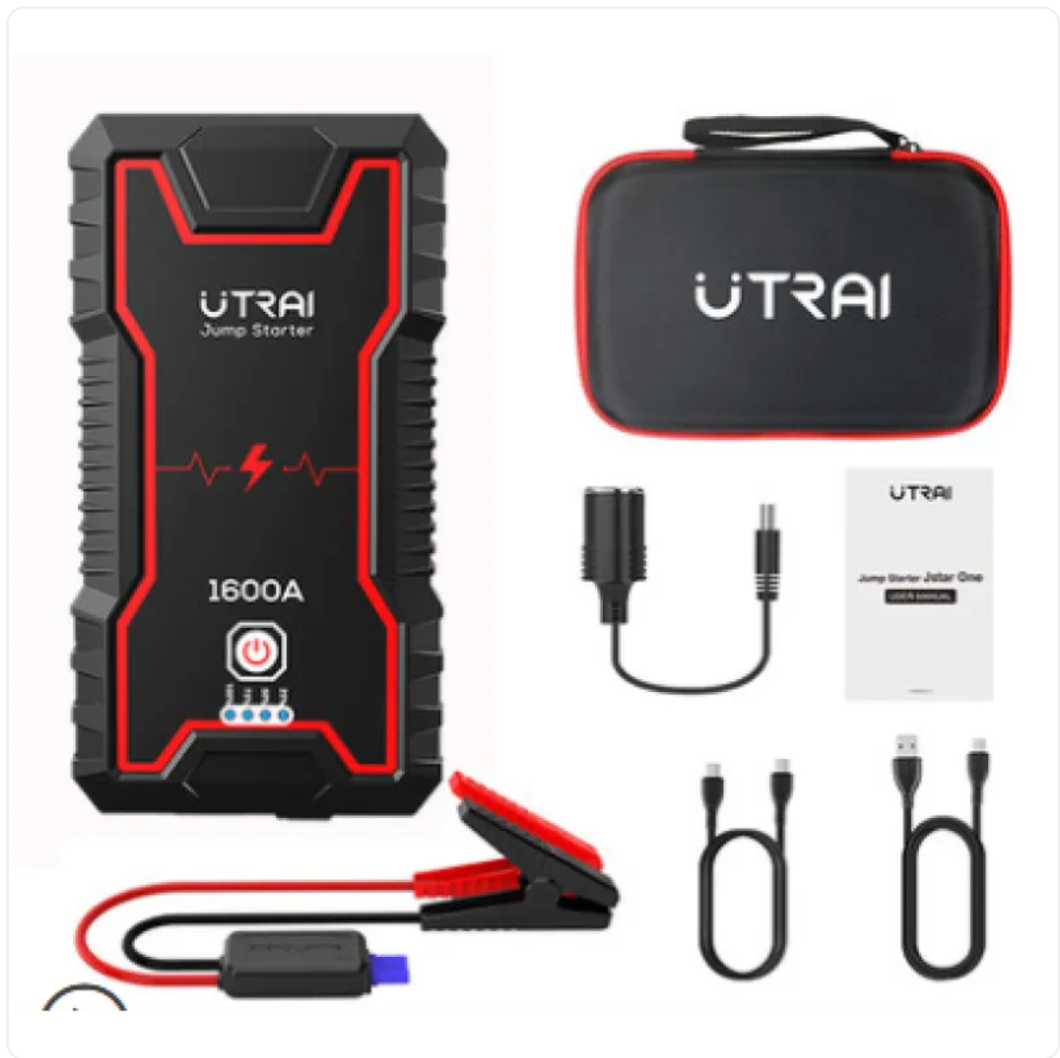 Premium 12V Portable Car Battery Jump Starter & Power Bank